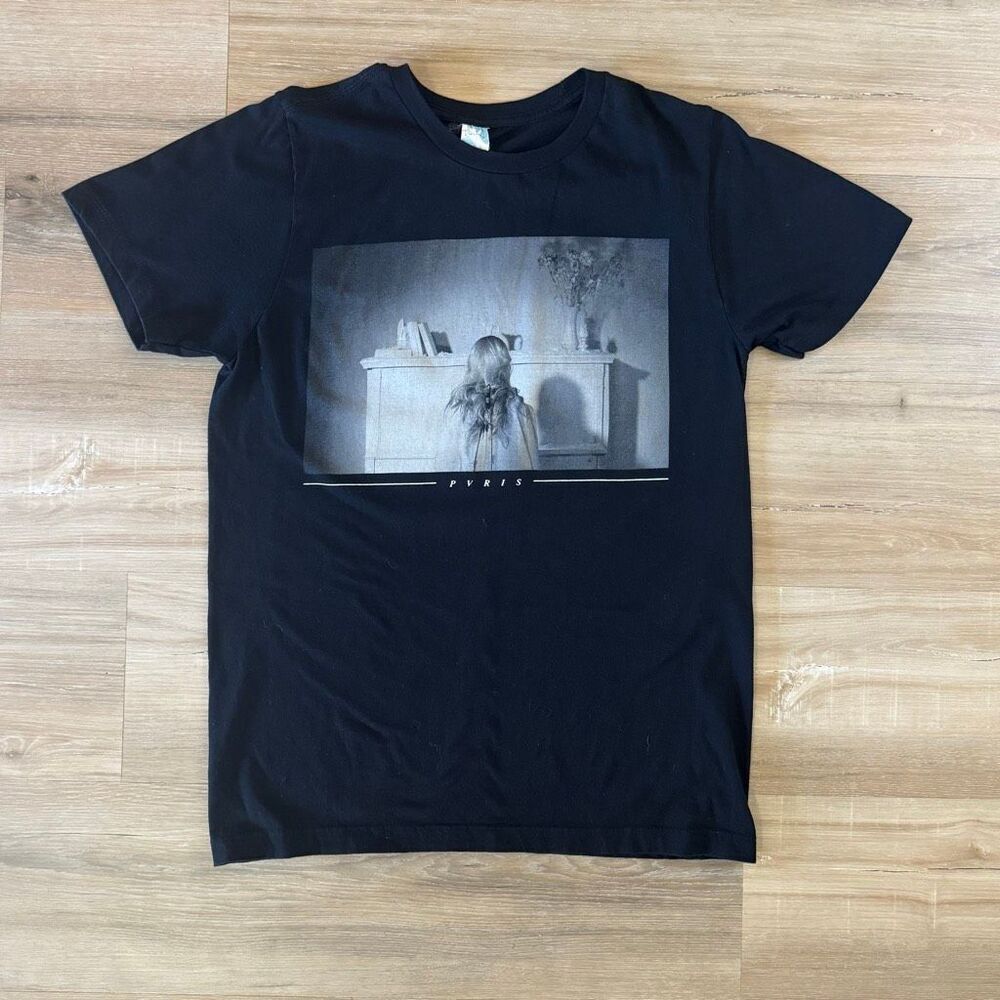 Y2K PVRIS Stabbed In The Back Black Shirt Size Medium Alt Rock Synthpop Dark Pop